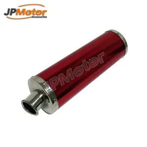 JPMotor 2018 nuevo estilo silenciador de escape de motocicleta dos colores opcionales tubo de escape de aleación de aluminio