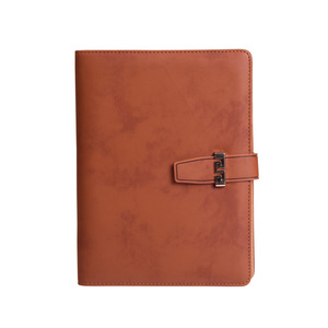 Premium Style PU Leather Notebook A5 Loose Leaf 6 Ring <strong>Binder</strong> Planner with Buckle - Product Image 3
