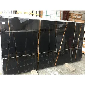 Tunisia Lauren Gold Black Marble Price for Interior Design