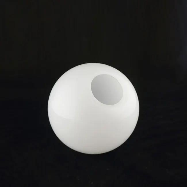 Опаловый белый стеклянный круглый колпачок для лампы