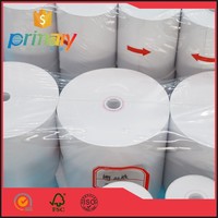 Rollos de Papel Térmico para Recibos de Caja Registradora POS, Blancos, 56 mm x 30 mm x 8 mm, 55 g/m²