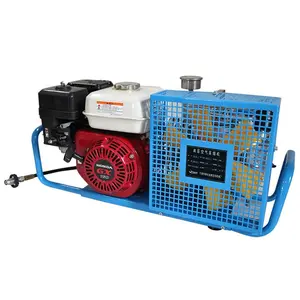 gasoline 100L/min 300 Bar Scuba Diving Portable Air Compressor for paintball play