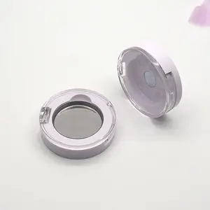 Caixa de sombra monocromática, tamanho interno de 26mm, embalagem de plástico para cosméticos com embalagem magnética para sombra de olho