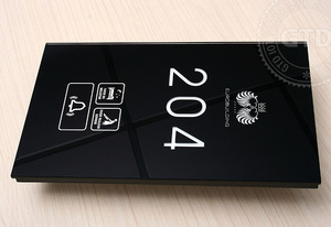 <span class=keywords><strong>Plaque</strong></span> de porte et numéro de <span class=keywords><strong>maison</strong></span> de luxe, panneau tactile, rétroéclairage LED - Product Image 5