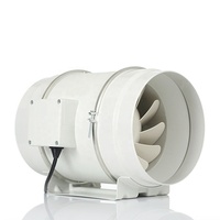 Ventilateur extracteur d'air silencieux en ligne à flux mixte CE RoHS de 4, 5, 6, 8, 10 pouces pour conduits de ventilation