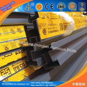 Pasamanos de forma ovalada de extrusión de aluminio, perfil de 6061, carril de tubo ovalado extruido de aluminio OEM para bacony - Product Image 5