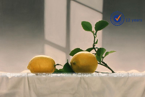 En gros de haute qualité toile à la main nature morte <span class=keywords><strong>peinture</strong></span> à l'huile de pomme de photo de la Chine - Product Image 2