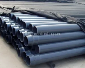 China fabricante barato 90/110/160mm tubo PVC para suministro de agua/drenaje/riego