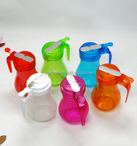 Distributeur de sucre en verre multicolores, distributeur de sirop - Product Image 4