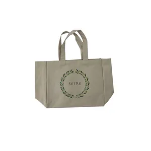 Custom Eco-friendly Private LOGO Bulk Travel Non Woven Portable Drawstring Shoe Bag with clear window