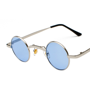 Jaspeer <span class=keywords><strong>sol</strong></span> nuevo Príncipe rock pequeñas gafas de <span class=keywords><strong>sol</strong></span> ronda vintage metal Steampunk sunglass - Product Image 5