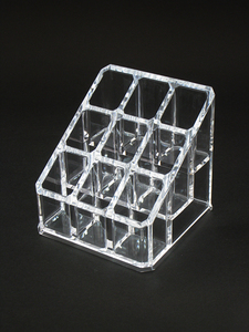 Conjunto de joyas acrílicas en forma de rectángulo con cierre abierto de moda de espejo hecho de plástico - Product Image 6