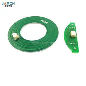 Door Gat Compact Hoge Snelheid Pannenkoek Slip Ring Connector Voor Cnc Apparatuur