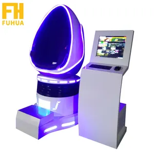 2019 Earn Money Amusement Park Equipment 1 Seat 2 Seats 9d VR Cinema With VR Glasses Virtual Reality 9D Cinema Egg Chair