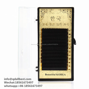 En gros faux cils extensions de cils individuels extensions de cils de soie Coréenne 0.15mm - Product Image 4