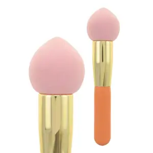 Éponge pour application de maquillage sans latex, pinceau de beauté, pour le visage et la peau, rose, - Product Image 1
