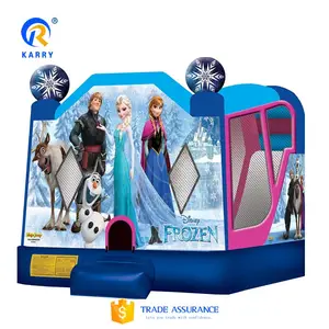 Castillo inflable de salto de Frozen para niños, casa de rebote, castillo hinchable