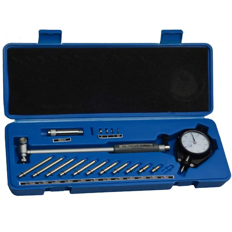 Calibradores de calibre de anillo central de 50-160mm/0,01mm, Micrómetro de 0-10mm, herramientas de medición