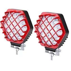 48w barras 4x4 fora da estrada 9-32v ip68 48w, luzes de telhado de led para atv suv, trator iluminador, maquinaria pesada