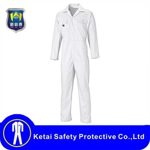 Combinaisons personnalisées Conception uniforme Hommes Femmes Peintres Polyester Coton Combinaisons blanches - Product Image 2
