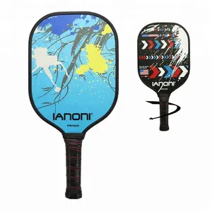 2018 latest USAPA carbon fiber graphite pe inner core pickleball paddle tennis racket