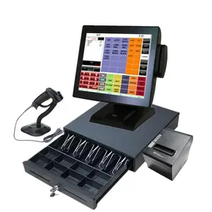 15 inch touch screen point of sale device all in one touch pos