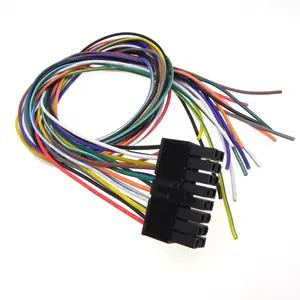 Molex 5559-16pin 连接器，带 16 种不同颜色的电子线束电缆