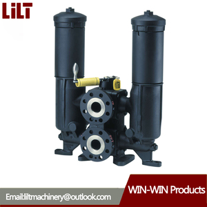 Đúc thép không gỉ thủy lực <span class=keywords><strong>Duplex</strong></span> dòng dầu lọc thiết bị SS đôi lọc - Product Image 3