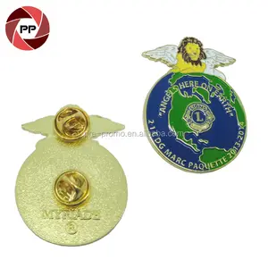 Custom Wholesale Gold Souvenir Metal Badge