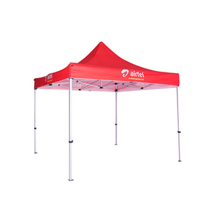 Tente d'auvent se pliante <span class=keywords><strong>rouge</strong></span> faite sur commande de belvédère de 3x3m pour des événements extérieurs et des salons commerciaux - Product Image 5