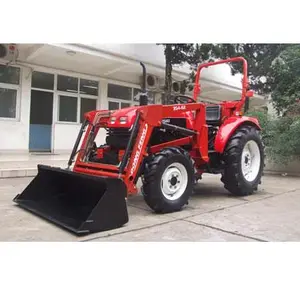 Dongfeng DF-404g2 4wd traktor dengan loader depan