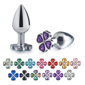 Lobo negro SM nuevo estilo sexo Venta caliente mujeres sexo juguetes metal silicona anal plug - Product Image 2