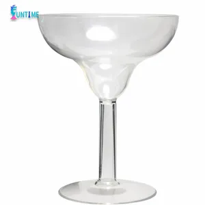 38 oz Cocktail Plastic Cups, Plastic Margarita Cocktail Glasses, Plastic Cocktail Cup With Stem