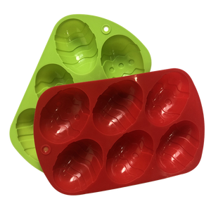 מפעל 710 ומלאי סיליקון cakee.3d סבון עובש 6 חלל עוגת סיליקון פודינג ביצה צורה סבון עובש סיליקון שרף - Product Image 3