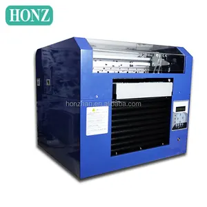 Honzhan Wholesale high quality HONZHAN 2018 New design small UV printer flatbed desktop A3 format for key chain printing