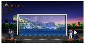 Laut Desain Air Mancur Dubai Bank Dalam Tali Tirai - Product Image 2