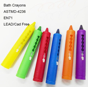 Bathroom Bathtub Colorful Drawing Bath <strong>Crayon</strong> For <strong>Pack</strong> Custom Colour Set Cheap Silk Non-toxic Washable Color Bath <strong>Crayon</strong>
