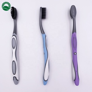 Di vendita caldo morbido del carbone di legna infuso setole di plastica spazzolino da denti - Product Image 2