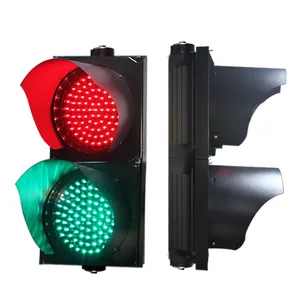 200mm Traffic Light Clear Lens Red / Green Traffic Signal Light Factory Outlet 200mm Led Traffic Signal Lights Price