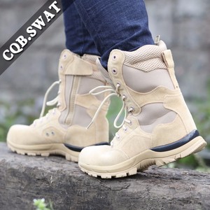 <span class=keywords><strong>Botas</strong></span> de Combate Tácticas de Verano para Hombre CQB.SWAT, de Alta Resistencia con Cierre, Malla Reforzada, Plantilla de EVA y Suela de Goma, Color Negro - Product Image 6