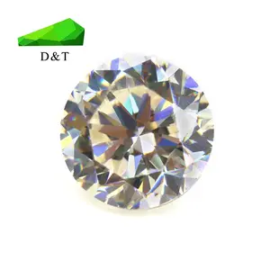white synthetic lab created diamond strontium titanate