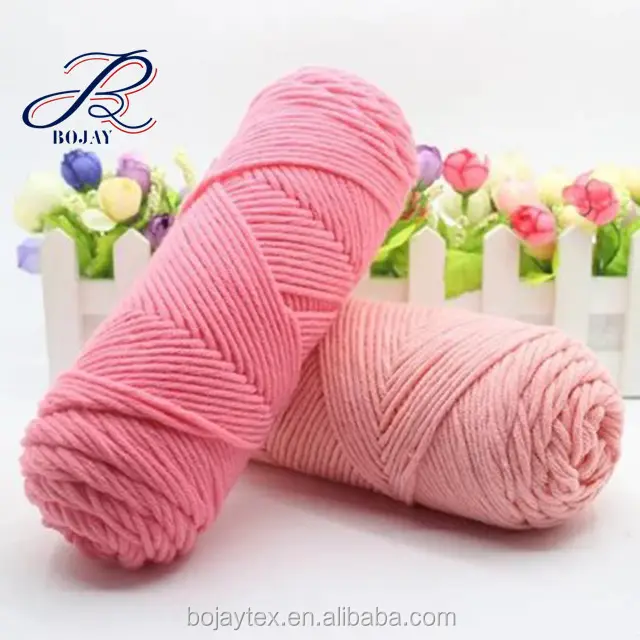 High Quality Soft Baby Yarn Hand Knit Acrylic Yarn Fancy Crochet Yarn Hand Knitting for Scarf