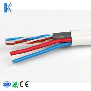 Câble réseau extérieur UTP Cat6 Lan + câble d'<span class=keywords><strong>alimentation</strong></span> Cuivre Pvc 23awg 4 paires Carton <span class=keywords><strong>Box</strong></span> CAT 6 Câble <span class=keywords><strong>Internet</strong></span> - Product Image 1