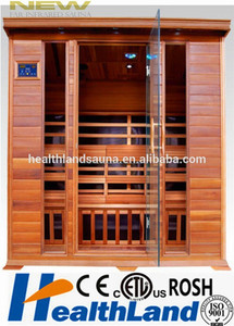 4 persona canada <span class=keywords><strong>cedro</strong></span> rojo Carbon Nano turmalina infrarrojo lejano sauna - Product Image 1