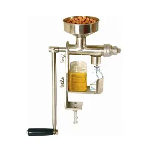 Small manual edible oil press presser peanut hand crank operated manual machine oil press machine oil expeller high oil yield