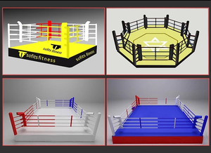 Ring de Boxeo Estándar Internacional Aprobado por la AIBA, con Reglas Olímpicas, Piso para MMA, Ring de Boxeo con Tamaño y Logotipo Personalizados. - Product Image 5
