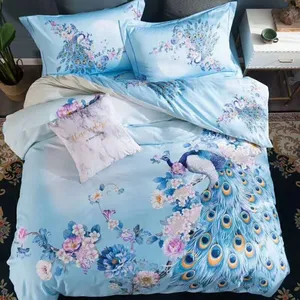 3d Egyptian cotton bedsheet 3d comforter bedding set NO MOQ