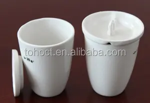 Porcelana crisol de cerámica de alúmina crisol