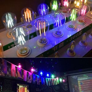 STL 220V LED COB cổ điển LED Edison bóng đèn dây tóc vàng <span class=keywords><strong>E27</strong></span> LED ánh sáng tiết kiệm năng lượng đèn LED ánh sáng ban đêm giáng sinh trang trí nội thất - Product Image 4