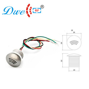 Các Phím Kiểm Soát Ra Vào 13.56 Mhz Wiegand Thẻ Thông Minh 26 Bit Đầu Đọc Cổng Rfid Tầm Ngắn Nhỏ Nhất - Product Image 3